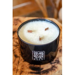 3 Wooden wick candle Spicy resins